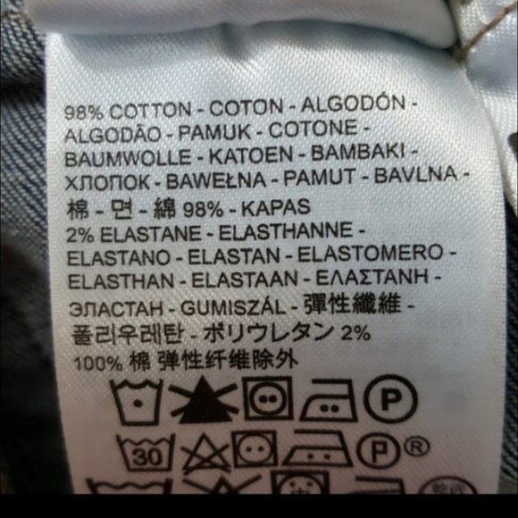 Levi Strauss Trucker Denim Jean Jacket Stud XS - Picture 5 of 7